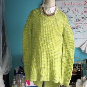 Lime green pullover